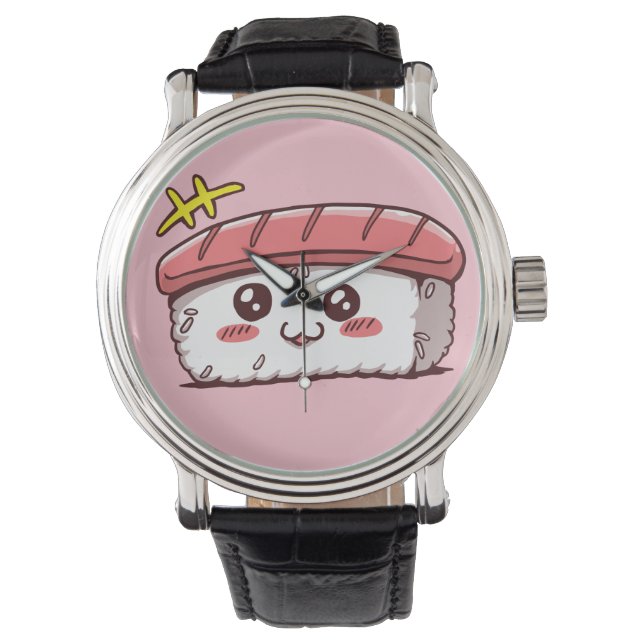Montre Kawaii Sushi Cute Japonaise Nourriture japonaise (devant)