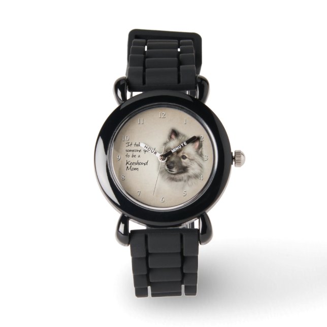 Montre Keeshond Maman Watch (Recto)
