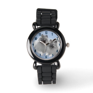 Montre Keeshond Paire de Kees Peinture Art animal origina