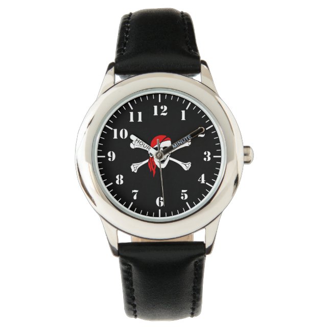Montre Kids Classic Watch-Pirate Skull (devant)