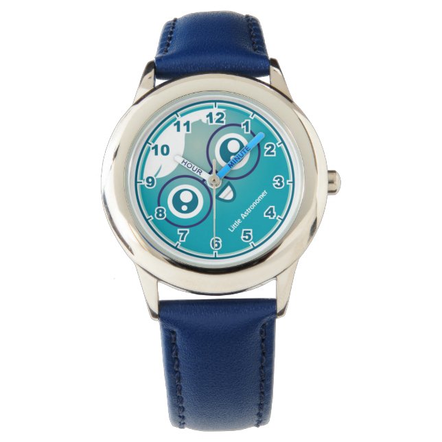 Montre Kids Planet Uranus - Observateur de caractères (devant)
