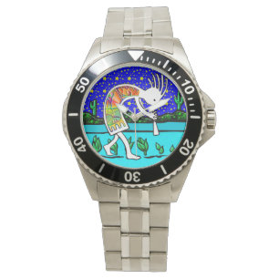 Montre Kokopelli Flute Player Under the Stars