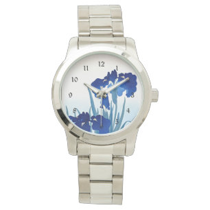 Montre Koson - Iris Flowers, peinture d'art