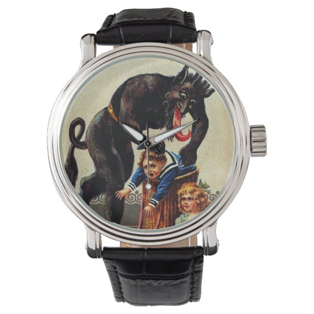 Montre Krampus Enfants en panier Regarder Noël (devant)