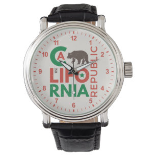 Montre La Californie avec le logo d'ours gris