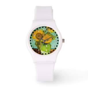 Montre La célèbre peinture de Van Gogh, tournesols,