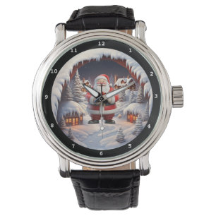 Montre La Cloche de Noël de Père Noël Hiver