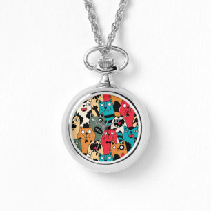 Montre La Crowd of cats