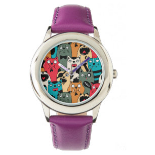 Montre La Crowd of cats