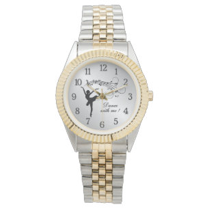Montre La danse de ballerine avec moi a personnalisé des