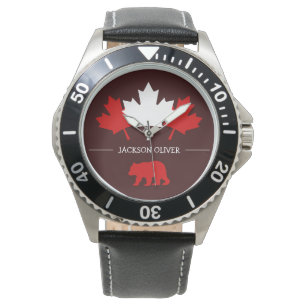 Montre La Feuille d'érable du Canada, Joyeuse fête du Can