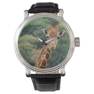 Montre La girafe indique le "fromage" avec une grande