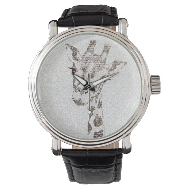 Montre La girafe intellectuelle (devant)