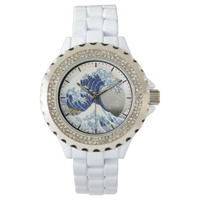 Montre La Grande Vague de Kanagawa Hokusai Katsushika art (devant)