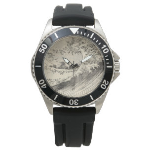 Montre La Grande Vague (par Katsushika Hokusai)