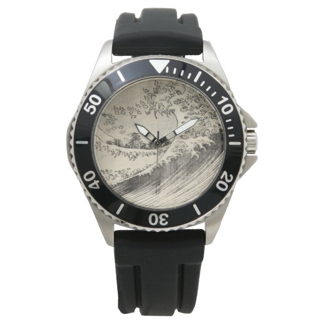 Montre La Grande Vague (par Katsushika Hokusai) (devant)