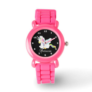 Montre La licorne d'imaginaire ajoutent les filles