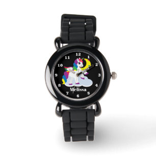 Montre La licorne mignonne d'imaginaire ajoutent la