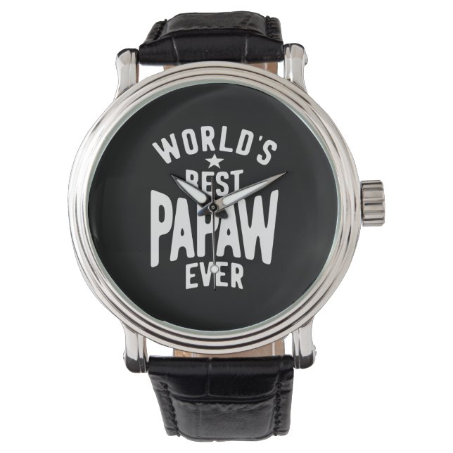 Montre La meilleure papaye du monde | Cadeau Père (devant)