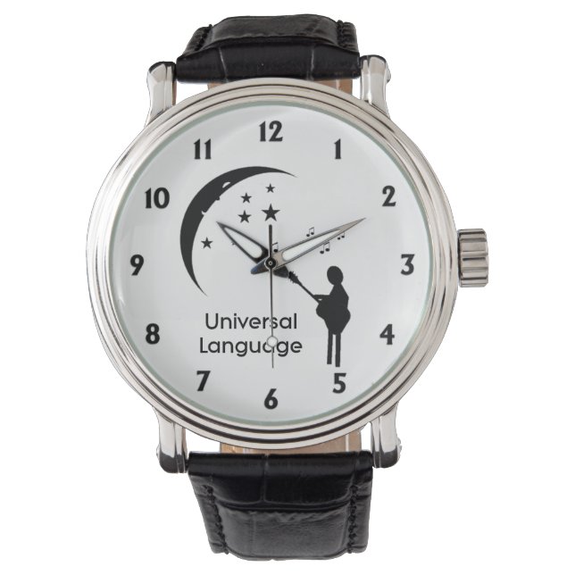 Montre La musique dans la langue universelle (devant)
