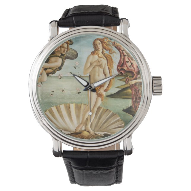 Montre La naissance de Vénus de Sandro Botticelli (1485) (devant)