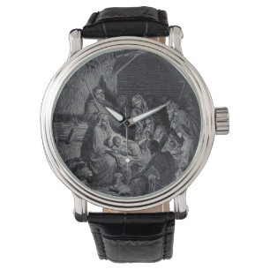 Montre La Nativité par Gustave Doré Encre victorienne de