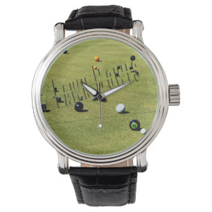 Montre La pelouse roule action et logo,