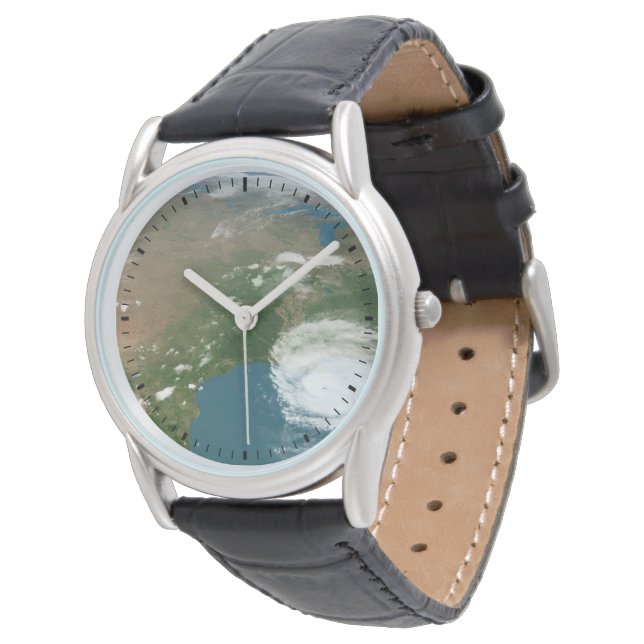 Montre La Planète Panoramique Terre Et Les Etats-Unis. (Incliné)