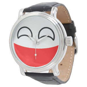 Montre La Pologne Geeky tendante drôle Countryball
