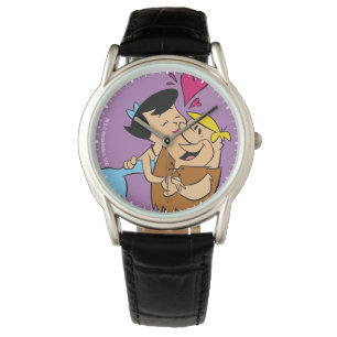 Montre La prise de bec de baiser des Flintstones Betty
