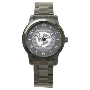 Montre La rétro entretoise vintage DJ du chrome 45 de