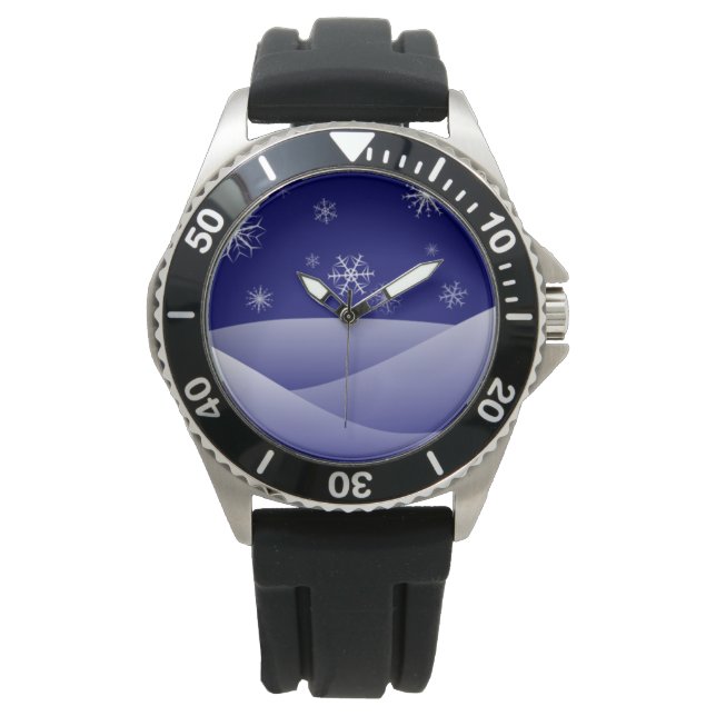 MONTRE LA SCÈNE DE NEIGE D'HIVER (devant)