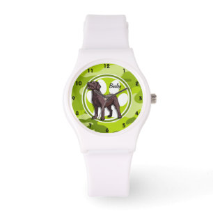 Montre Laboratoire de chocolat; camo vert vif, camouflage