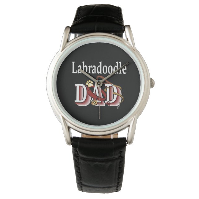 Montre Labradoodle papa cadeaux (devant)