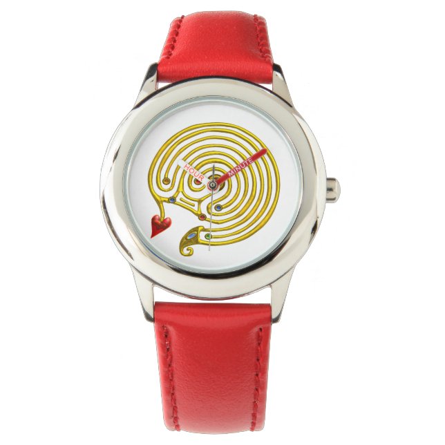 Montre LABYRINTHE HYPER, blanc (devant)