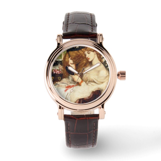 Montre Lady Lilith (Beauté étonnante avec cheveux rouges  (Recto)