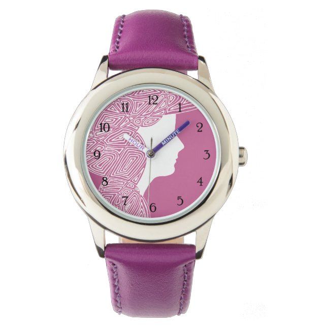Montre Lady Pink - Numéroté (devant)
