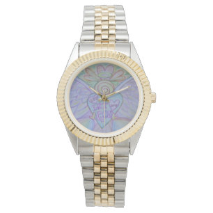 Montre Laissez l'amour laisser Dieu Guardian Angel Custom