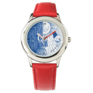 Montre Laissez le soleil briller en rouge