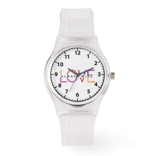 MONTRE L'AMOUR GAGNE TOUJOURS LA ROSE SPORTIVE (Recto)