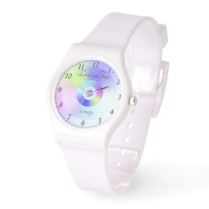 Montre L'amour trouvera un moyen avec un motif dégradé co
