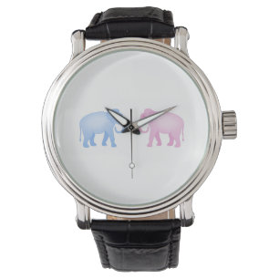 Montre L'anniversaire ou le genre rose et bleu