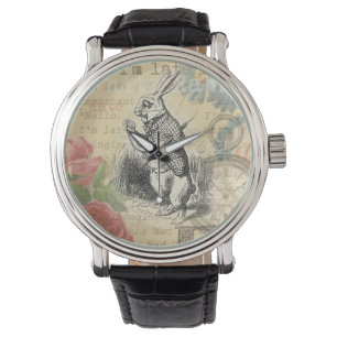Montre Lapin Blanc Aventures d'Alice au Pays des Merveill