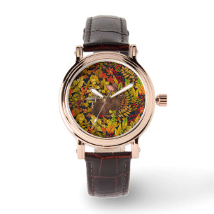 Montre Lapin d'automne en noir