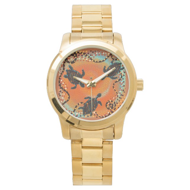MONTRE L'ART DE LA TORTUE AUSTRALIENNE (devant)