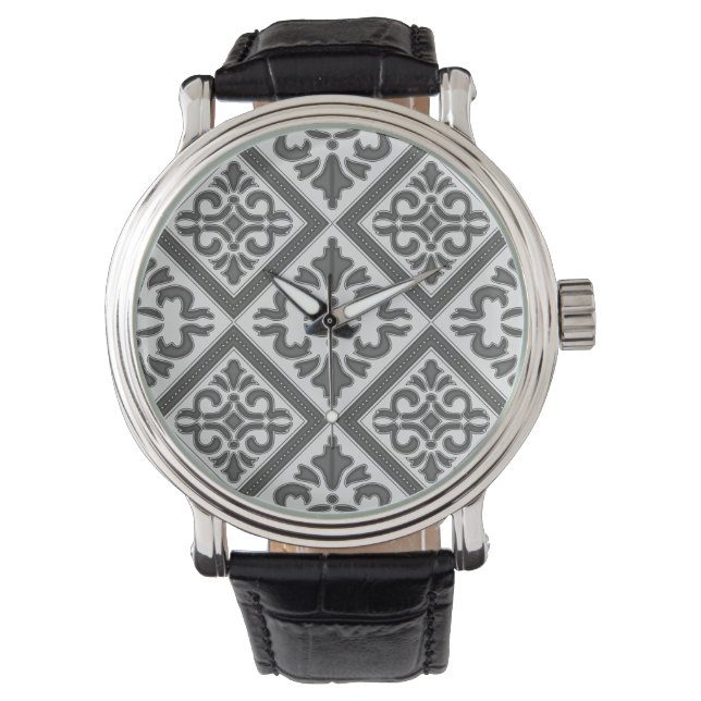 Montre Latis Motif géométrique (devant)