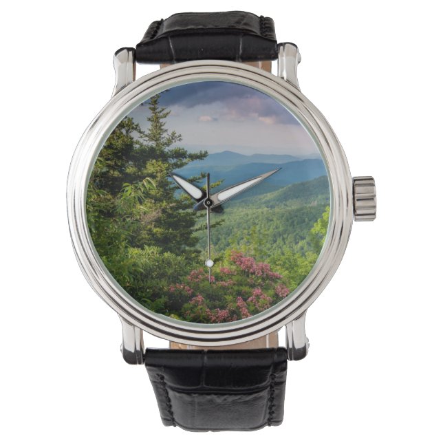 Montre Laurier de montagne au lever du soleil (devant)