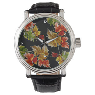 Montre L'automne laisse Motif Wrist Watch