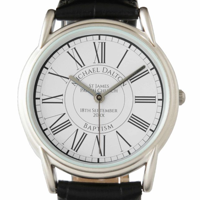 Montre Le baptême à l'église Regarder personnalisé (Créateur téléchargé)