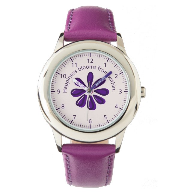 Montre Le Bonheur Fleurit De L'Intérieur ! Premiers chiff (devant)